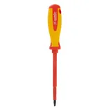 Отвертка Insulated, SL5.5 x 125 мм, CrMo, до 1000 В, двухкомпонентная рукоятка Matrix Professional — фото 2