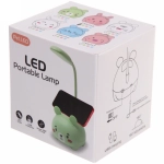 Светильник настольный «Marmalade-Милый зайка» LED 28*9*8см цвет голубой, с подстаканником USB