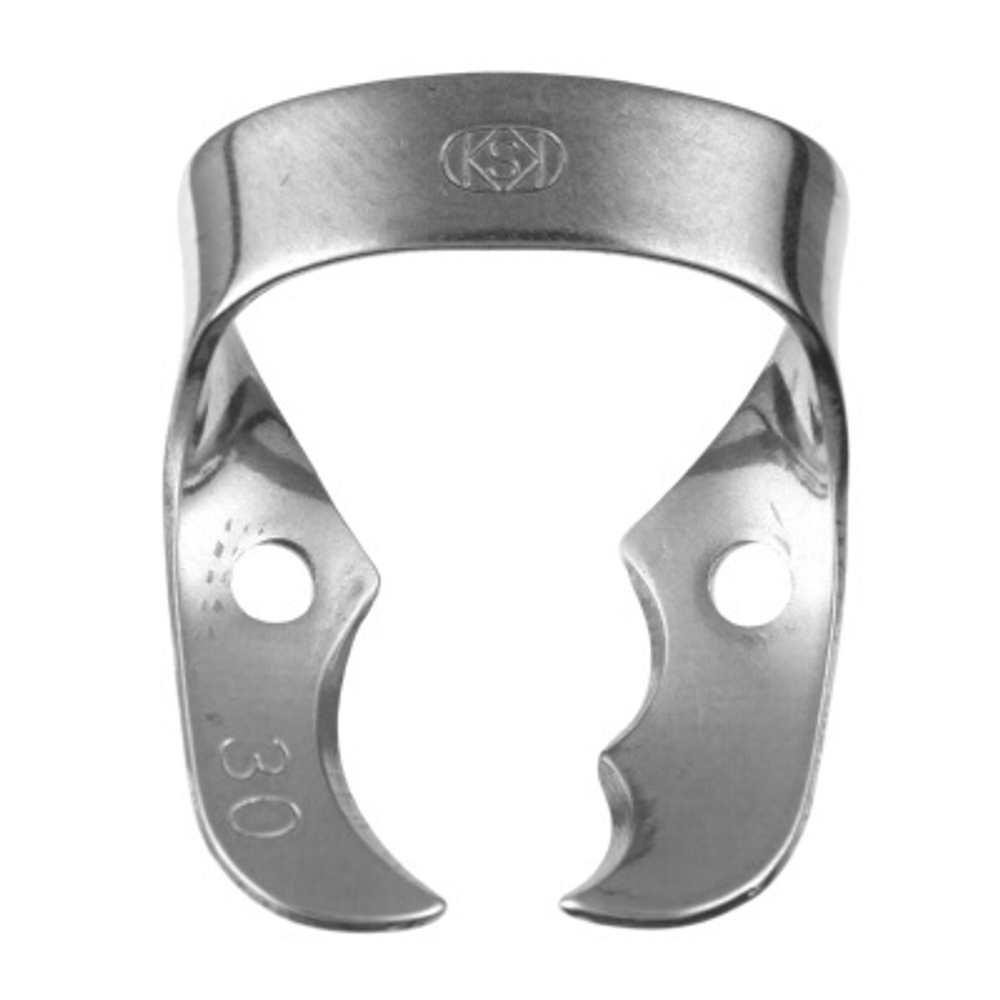 Кламп коффердам №30 для моляров KSK (Dentech, Япония). Купить на kofferdam.pro