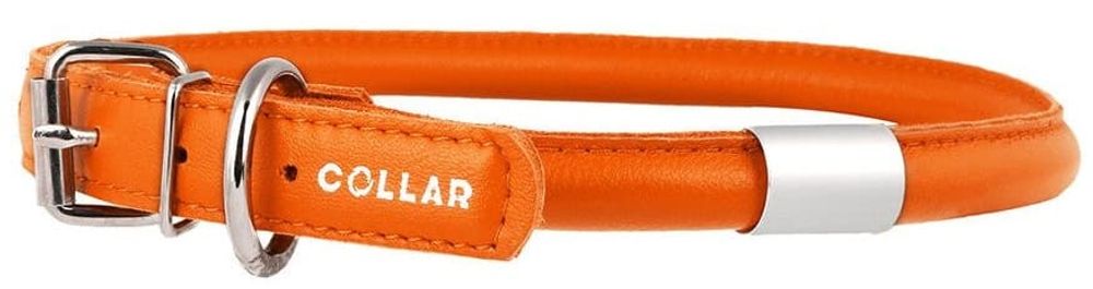 Ошейник"CoLLaR GLAMOUR" круглый с адресником (диаметр 10мм,длина 39-47см) оранжевый Ошейник"CoLLaR GLAMOUR" круглый с адресником (диаметр 10мм,длина 39-47см) оранжевый