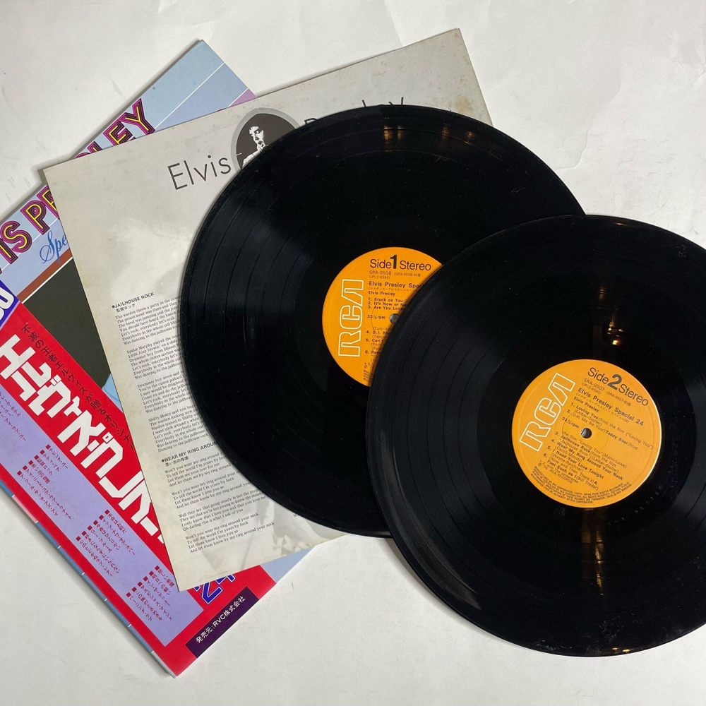 Винтажная виниловая пластинка LP Elvis Presley Special 24 (Japan 1976) (Obi) Heartbreak Hotel