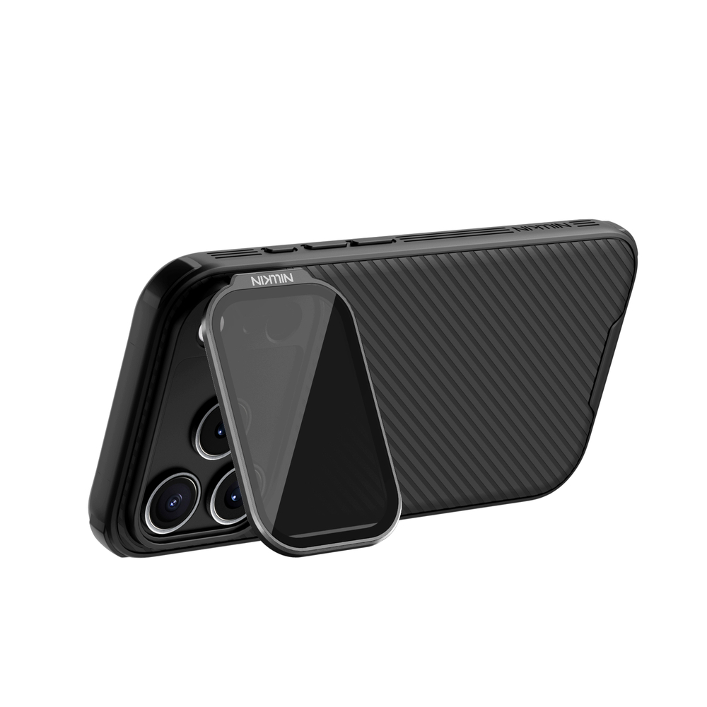 Чехол защитный черный на смартфона iPhone 17 Pro, серия CamShield Prop (версия с тонированной крышкой объектива) от Nillkin
