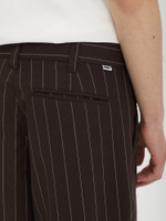 Мужские Брюки (Relaxed Fit) Dean Stripe Pleated