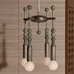 Chandelier Talisman by Apparatus (4 lampshade )