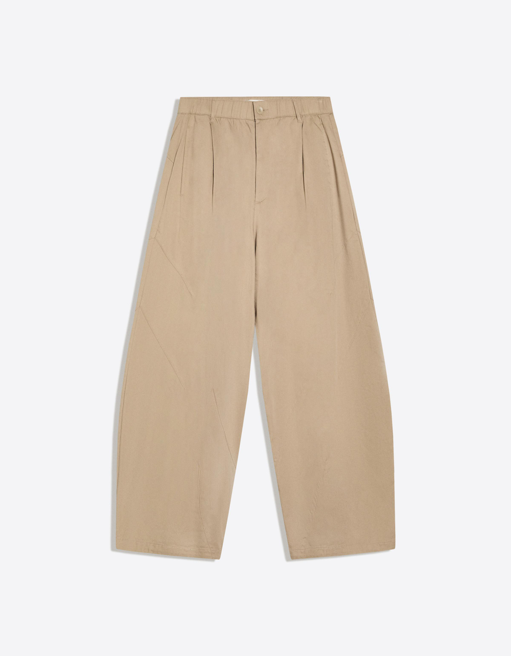 Женские брюки barrel с защипами - BERSHKA