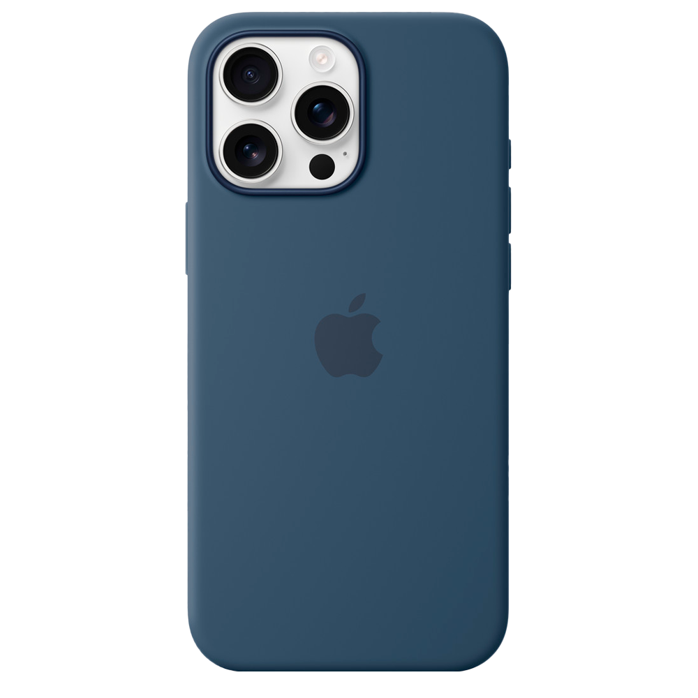Силиконовый чехол с поддержкой MagSafe Apple Silicone Case для iPhone 16 Pro Max, Denim (Деним)