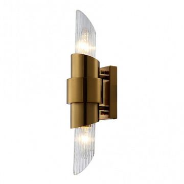 Бра Justo AP2 бронза Crystal Lux
