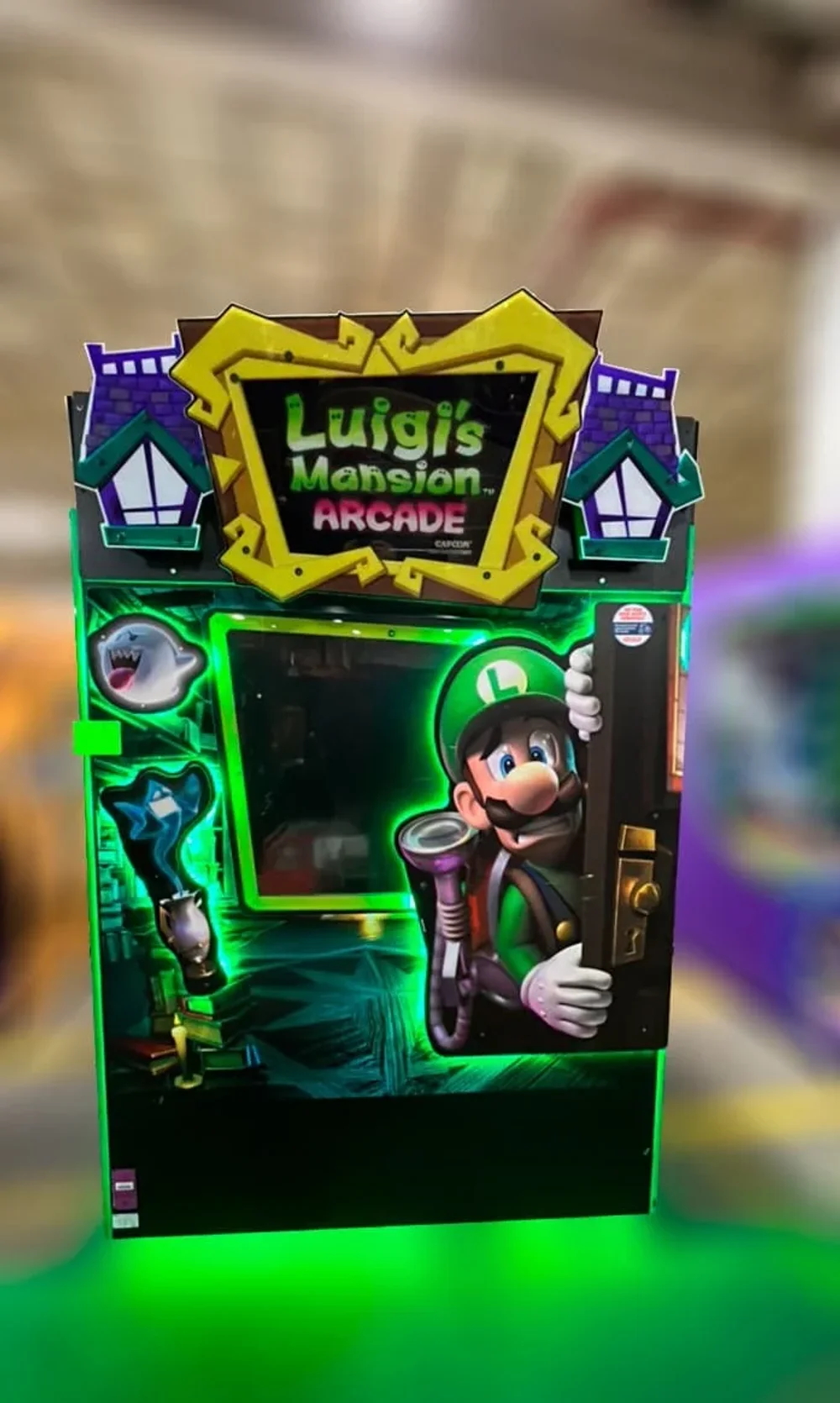 Игровой автомат с охотой на призраков «Luigi’s Mansion»