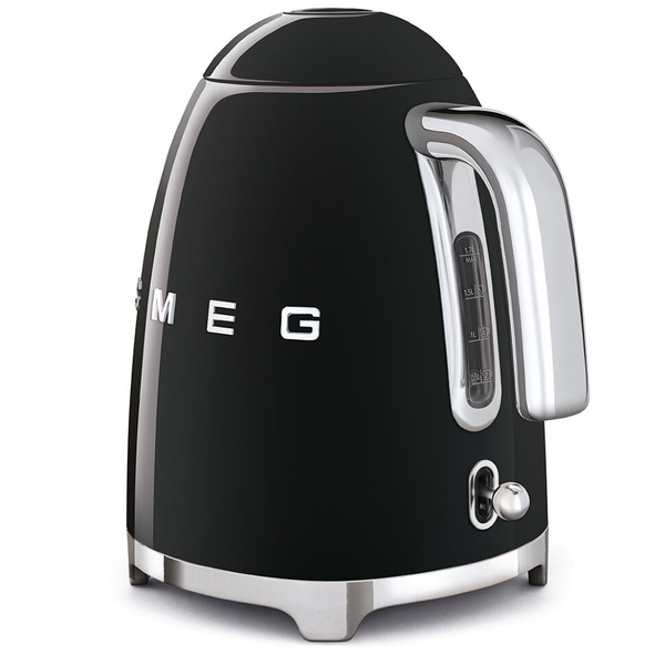 Чайник 1.7л Smeg Стиль 50-х годов 3D черный