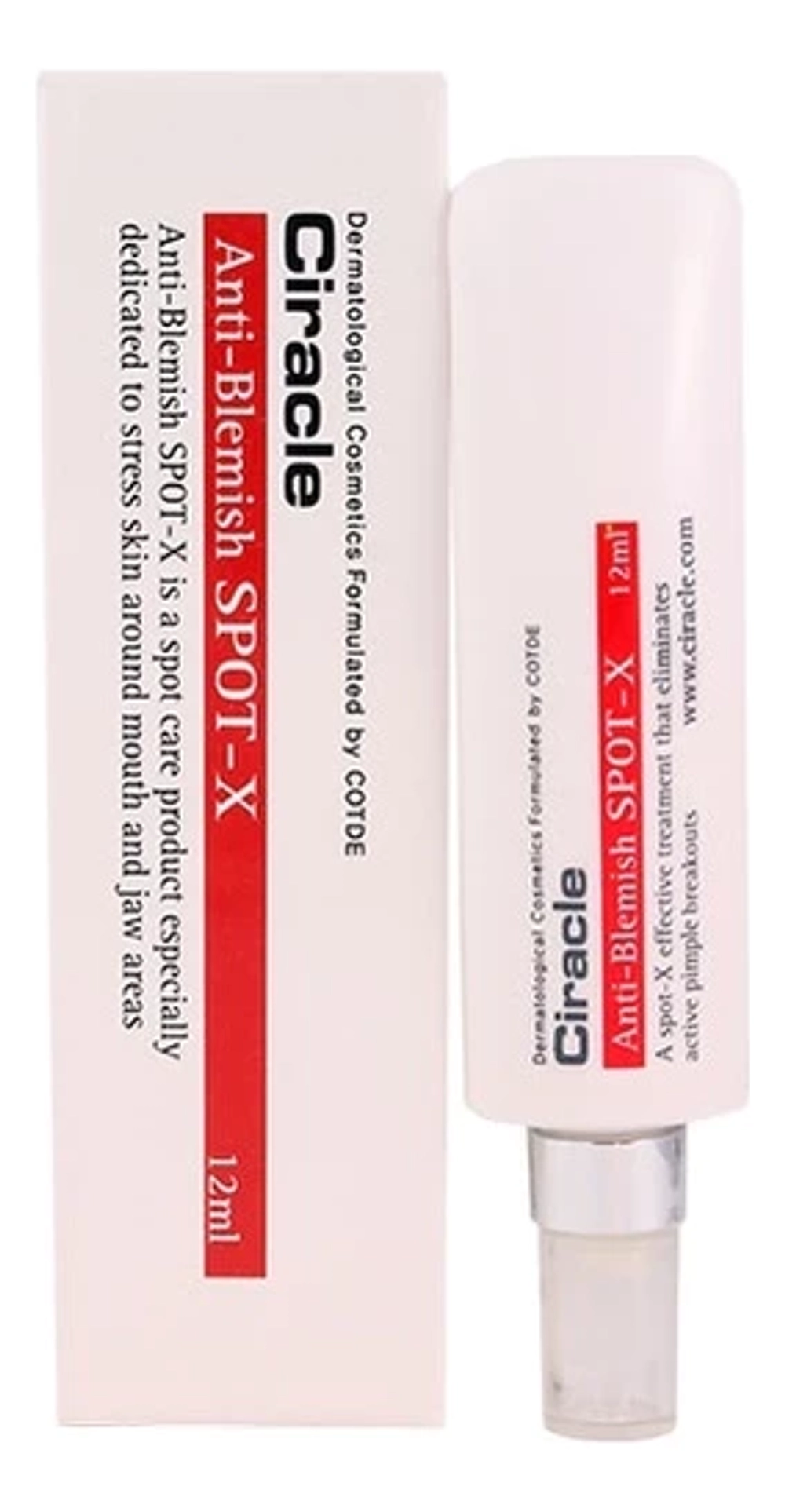CIRACLE Точечный крем против прыщей-Anti Blemish Spot-X, 12мл
