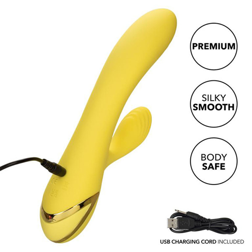 Желтый вибратор-кролик California Exotic Novelties San Diego Seduction SE-4351-05-3