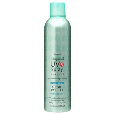 Ajuste Солнцезащитный спрей для лица «Садовые травы A» Аджаст Airytouch UV Spray Sun Protect Gardening Herbs A, 200 г (320 мл)