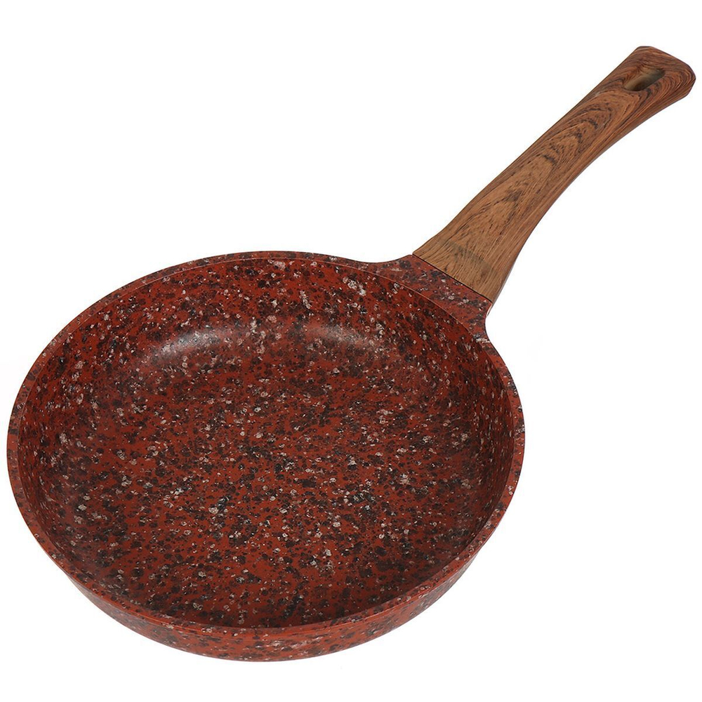 Сковорода алюминий, 24 см, антиприг, Гурман, Granit Red, ГМ2401 ГР