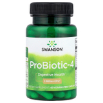Swanson Vitamins, ProBiotic-4, 60 веганских капсул Embo Caps® AP