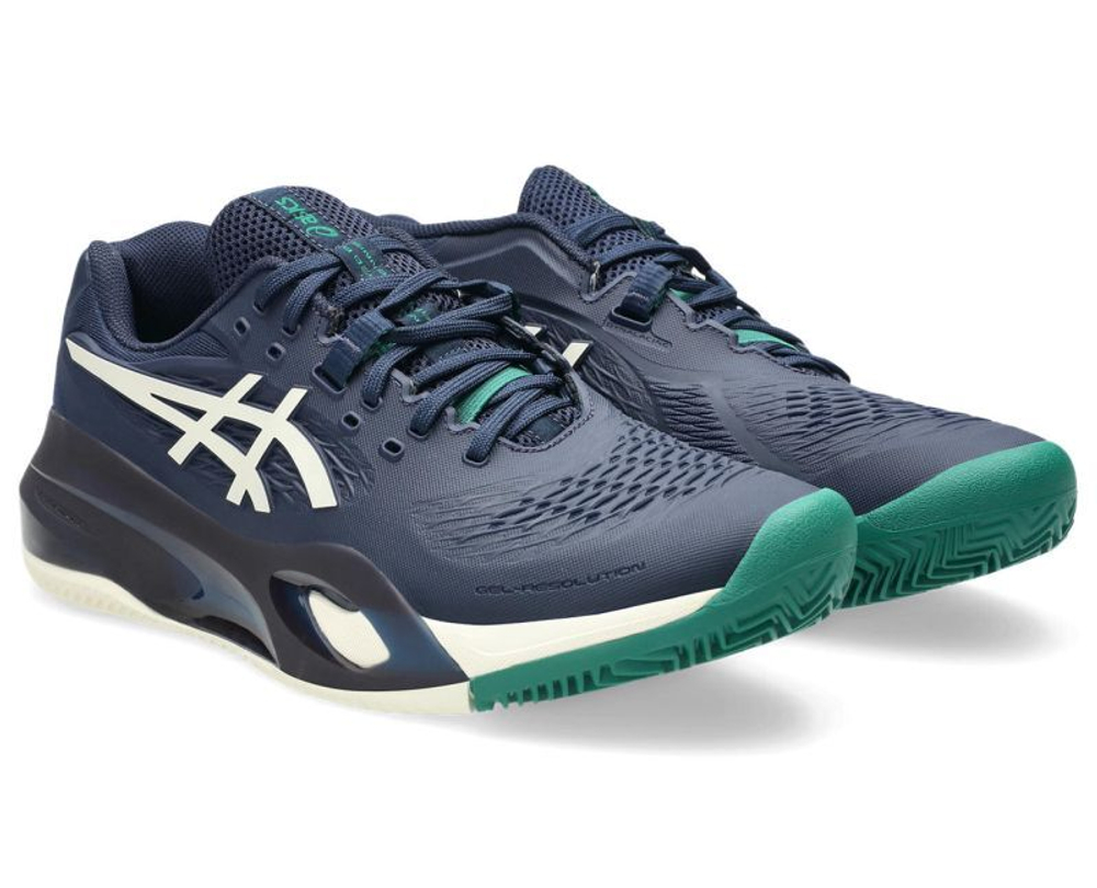 Теннисные кроссовки Asics Gel-Resolution X Clay - midnight/cream