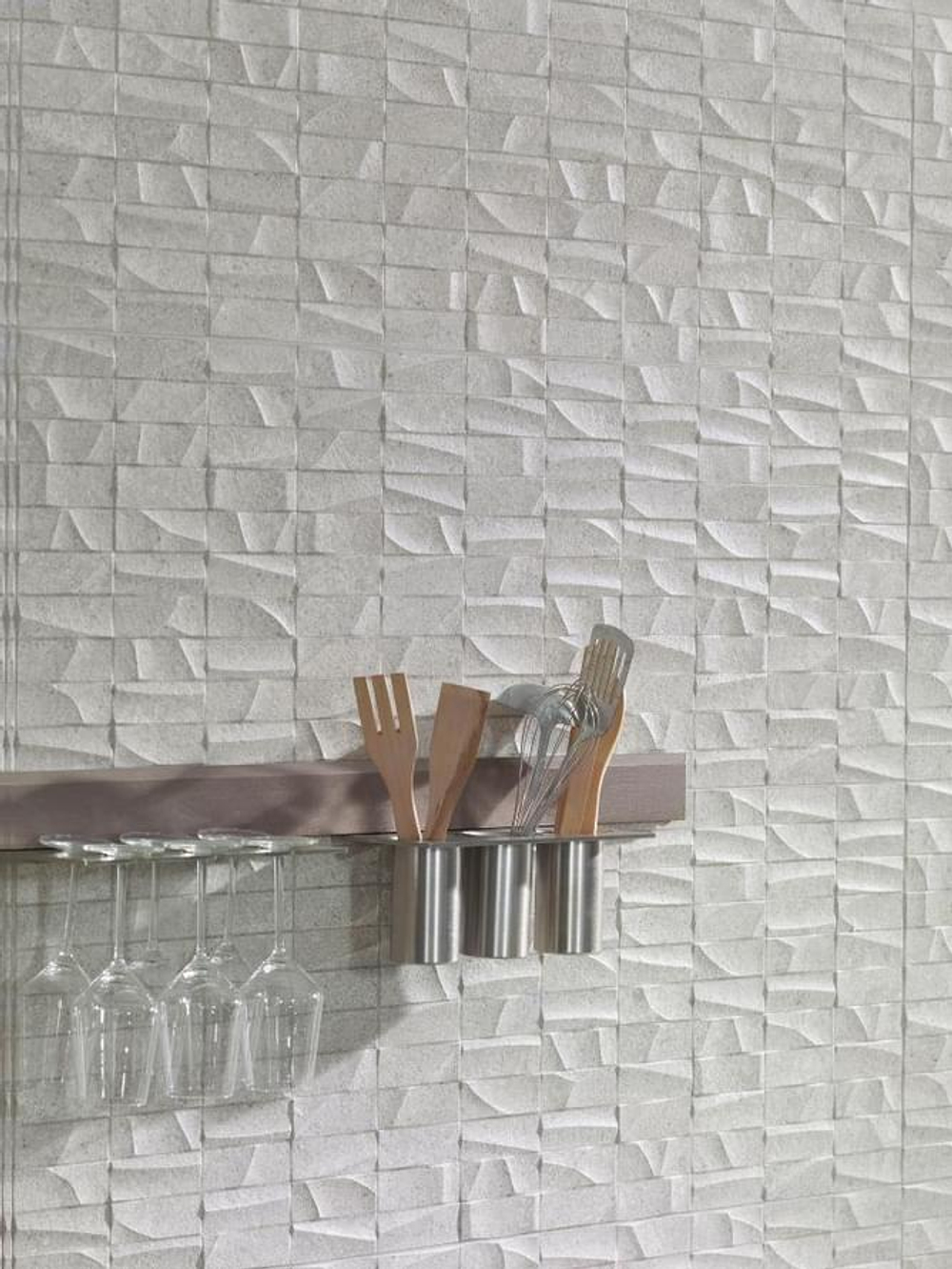 Porcelanosa Prada Acero Spiga 45x120