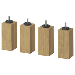 IKEA BURFJORD  (ИКЕА БУРФЙОРД)  -  Ножка - имитация дуба 12.5 см