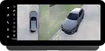 Магнитола для Toyota Corolla E210 2018+ / Corolla Cross (штатная КЗВ, рамка LUX) - Teyes LUX ONE 360 монитор 12.3", Android 10, Быстрая, CarPlay, 4G SIM-слот, 4 камеры в комплекте