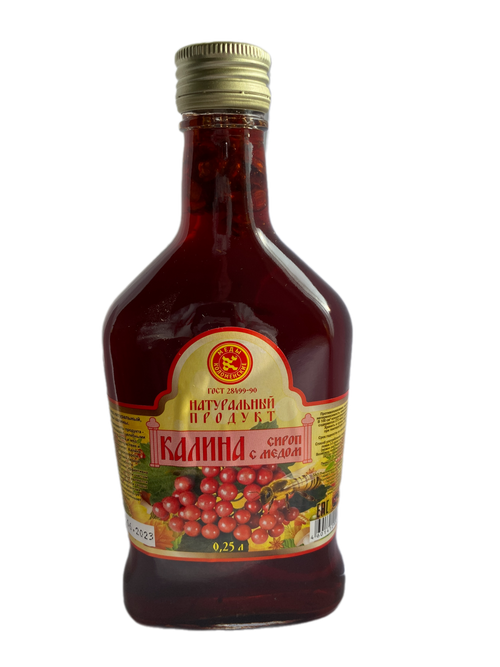 СИРОП “КАЛИНА С МЕДОМ”, 250 мл.