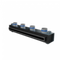 Flexag RA-1-1000-30-B щелевой диффузор с КСД под натяжной потолок, черный