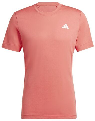Мужская теннисная футболка Adidas Tennis Freelift T-Shirt - preloved red