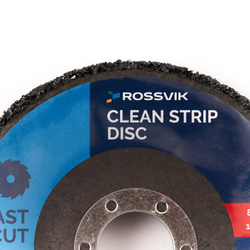 Круг зачистной из синтетического волокна ROSSVIK 115*22мм черный, 80м/с, 13300об/мин