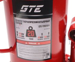 GTE (GTE-TH92004) Домкрат бутылочный 20т 235-445мм