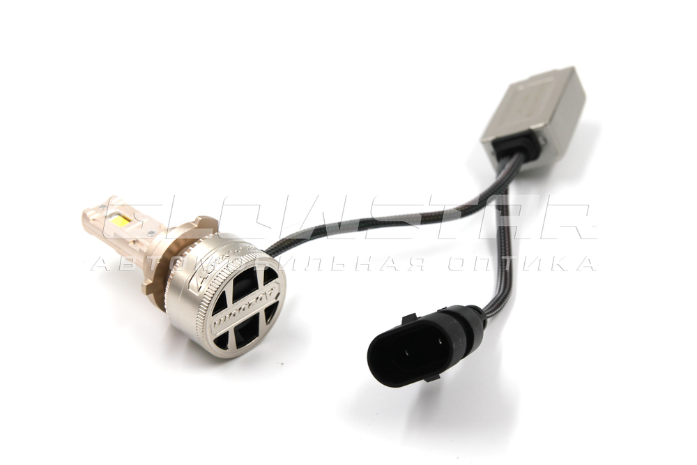 Светодиодные лампы Aozoom P6 9005/9006 с вентилятором, 12V 55W 6000Lm (комплект, 2шт)