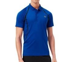 Мужское теннисное поло Lacoste Tennis x Daniil Medvedev - gentian blue