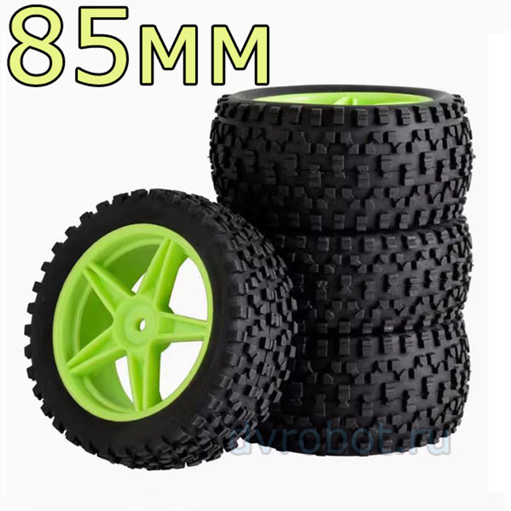 Колесо HSP94166/85мм-зеленое