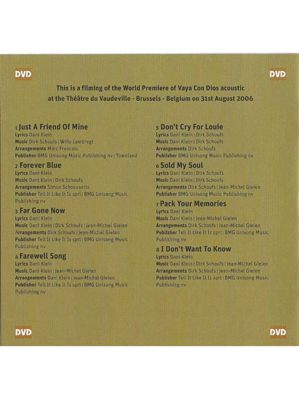 Vaya Con Dios — The Ultimate Collection