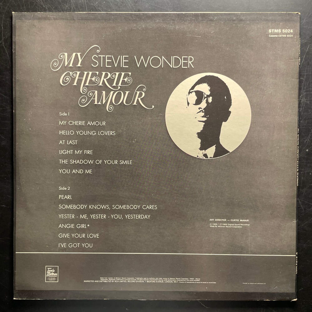 Stevie Wonder ‎– My Cherie Amour (Англия 1981г.)