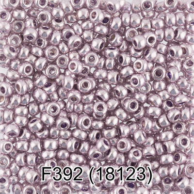 Бисер Чехия "GAMMA" круглый 6 10/0 2.3 мм F392 сиреневый/металлик ( 18123 )