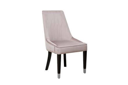 Стул Garda Decor Элегантный(Elegante) велюр жемчужно-серый Colt1001 56*65*101 см