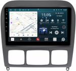 Магнитола для Mercedes-Benz S (W220) 1998-2005 (орех/черный) - Redpower 350 Android 10, Быстрая, CarPlay, SIM-слот