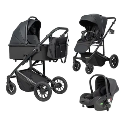 Коляска модульная 3в1 Sola Trio Comfort (Черный оникс SOLA-6)