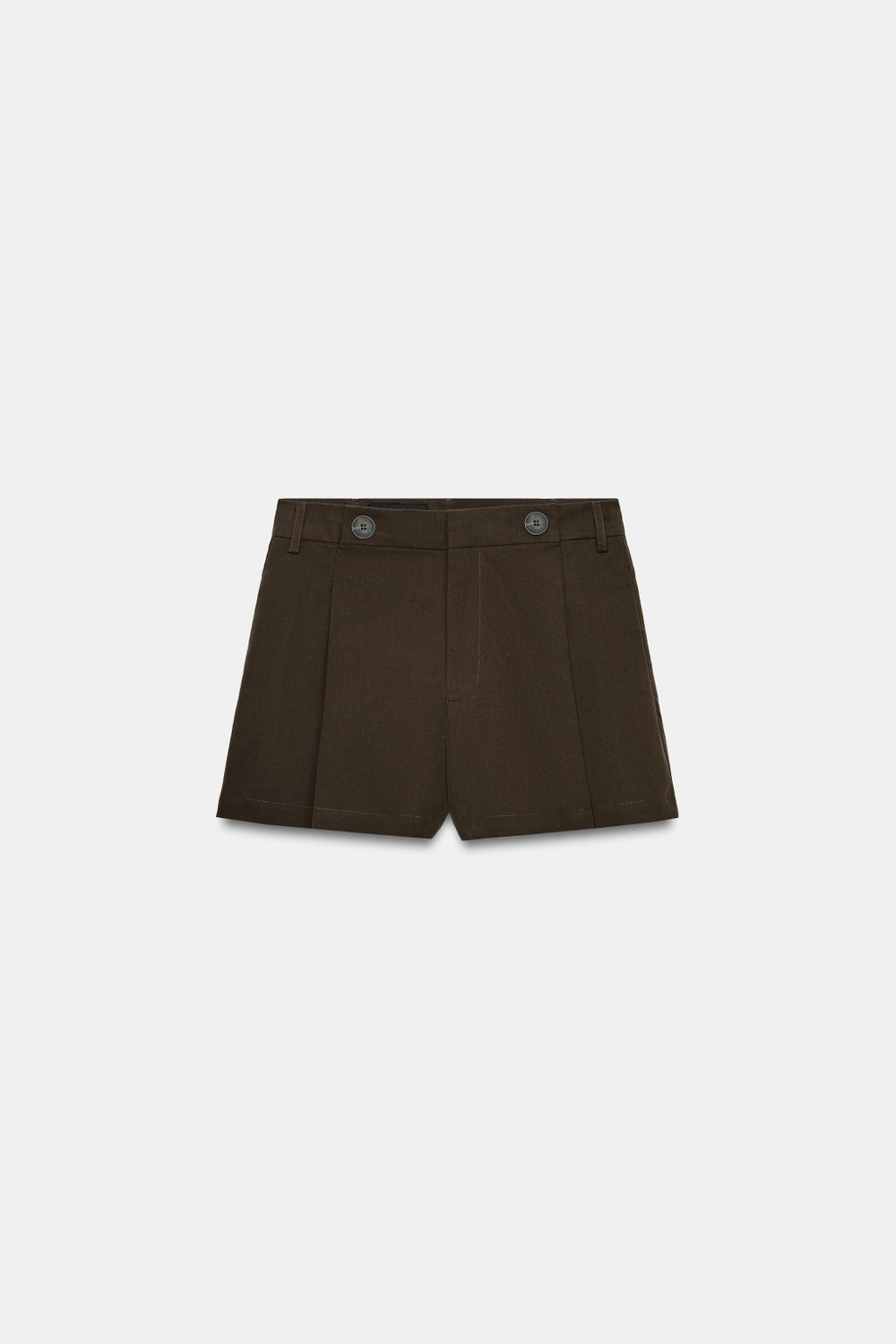 ШОРТЫ СО СКЛАДКАМИ И ПУГОВИЦАМИ — ZARA
