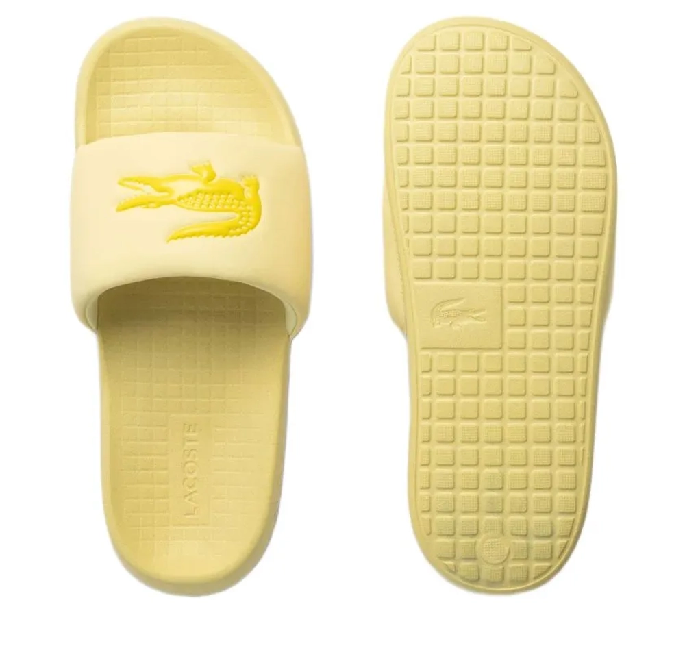 Сланцы Lacoste Serve Slide 1.0 - light yellow/yellow