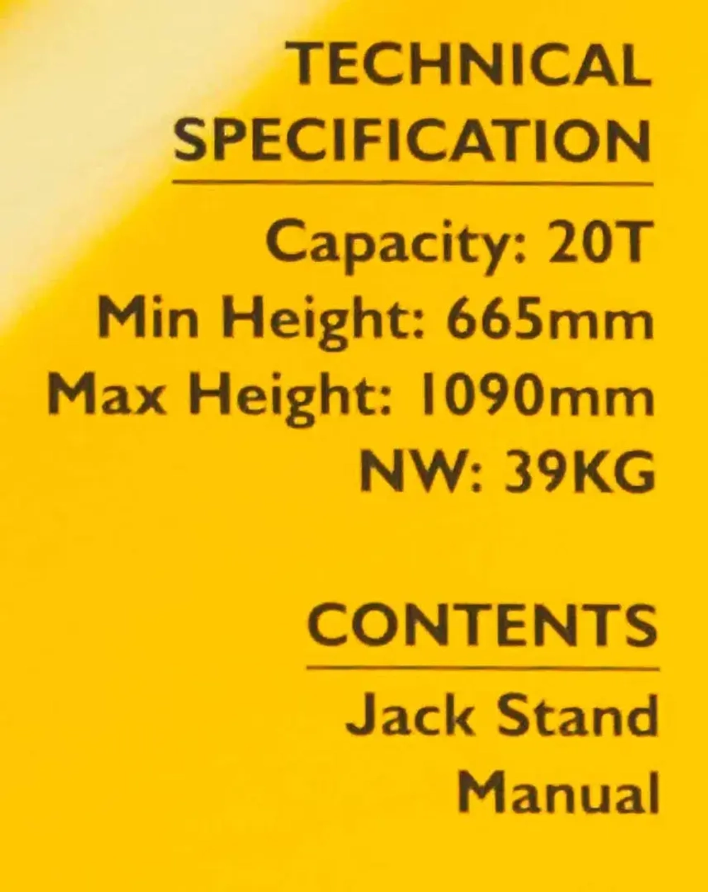 Подставка ремонтная 20Т JCB JCB-TZ200012