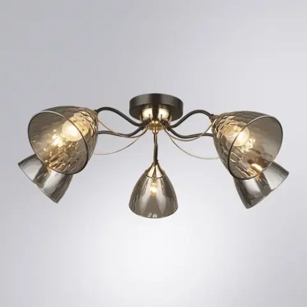 Потолочная люстра Arte Lamp LILY A4366PL-5BK, 5хE27