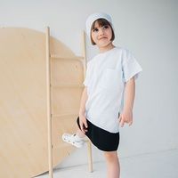 Косынка трикотажная на резинке "Молоко"