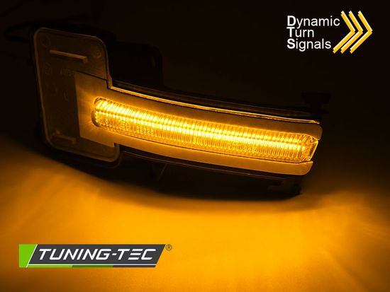 Динамические указатели поворота на зеркала заднего вида SMOKE LED SEQ fдля HONDA CIVIC X 16-21