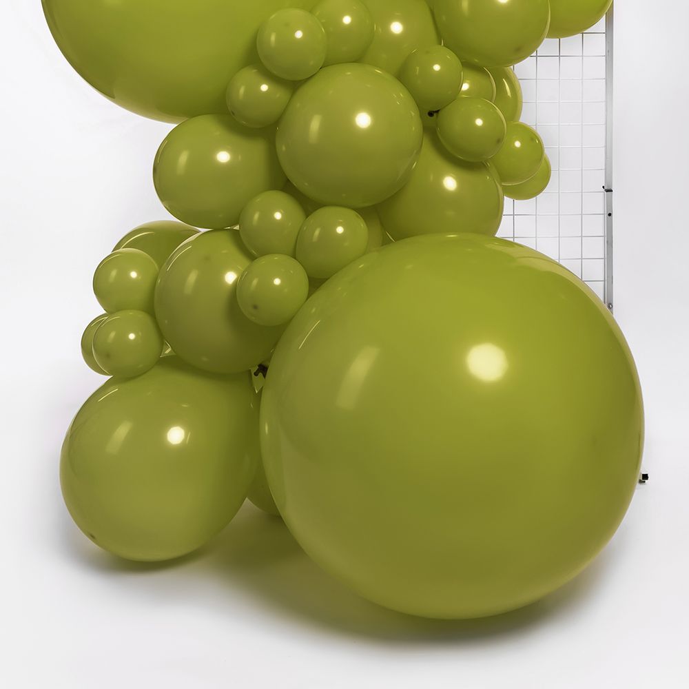 Шар (36''/91 см), Оливковый, пастель ретро, 1 шт.