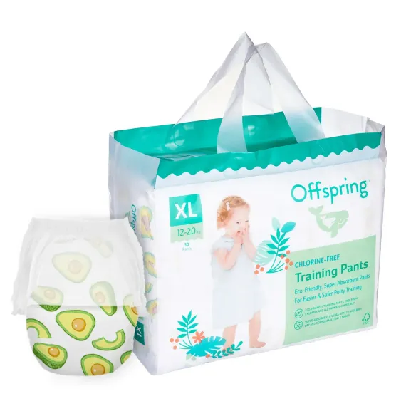 Трусики-подгузники Offspring XL 12-20 кг, 30 шт, авокадо