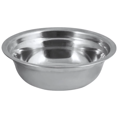 Миска Bowl-15, объем 0,5 л, с расширенными краями, из нерж стали, зеркальная полировка, ди
