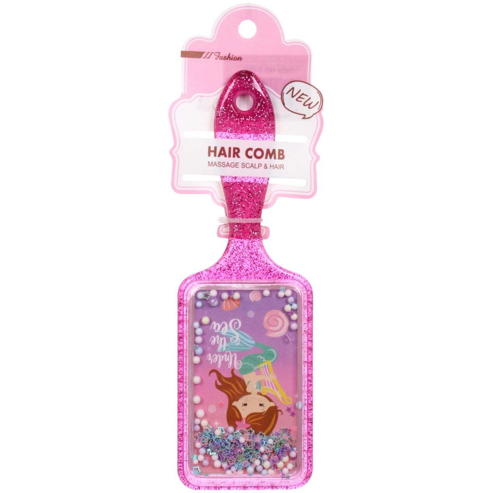 Расческа массажная «Baby House Boom», микс 4 вида Русалочки, 18,5*6см