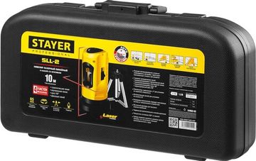 STAYER 10 м, лазерный нивелир, Professional (34960-H2)