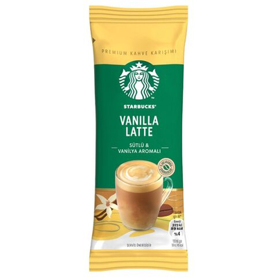 Starbucks Кофе растворимый Vanilla Latte 172 г (8 пакетиков по 21.5 г)