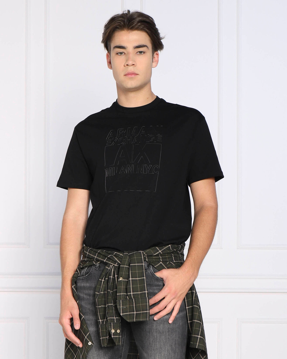 футболка Armani Exchange - черный(6LZTLA ZJGAZ)