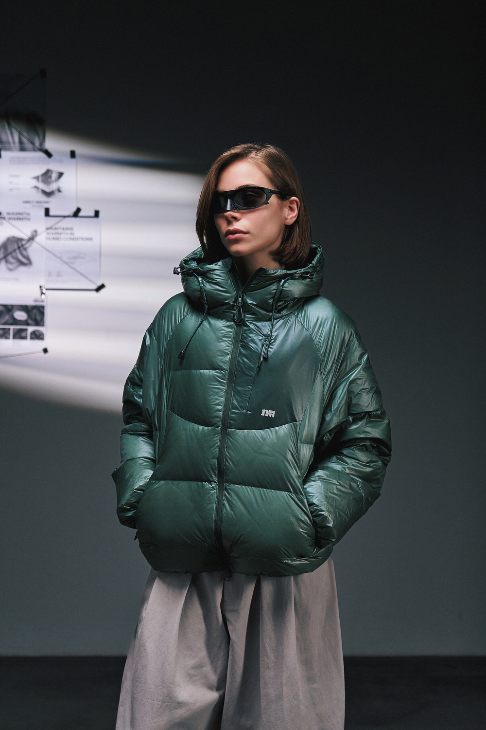 Куртка Nothomme Chasing the Light Down Jacket "Lush Green"